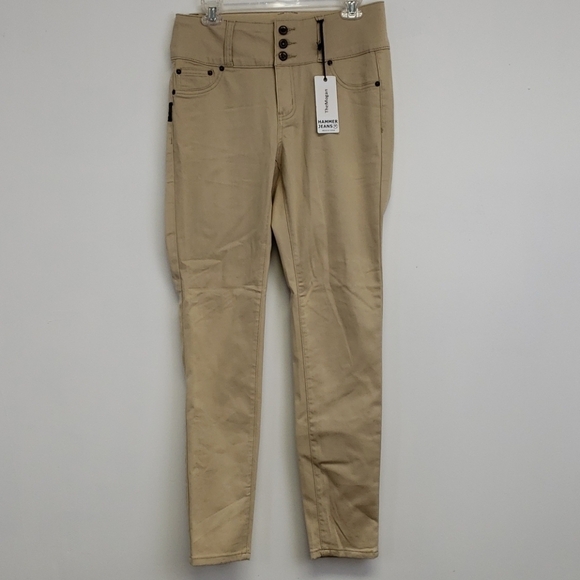 Hammer Jeans The Morgan Skinny High Waist NWT Tan - Picture 2 of 16